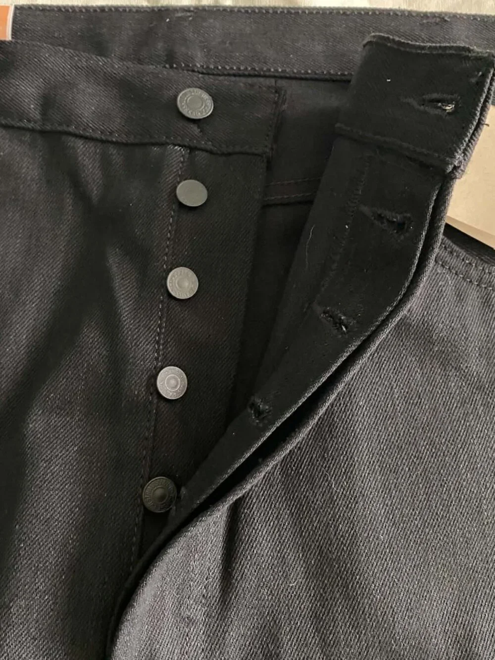 Levi's 501XX Original Shrink-To-Fit Black Jeans Men's 40x32 NWT